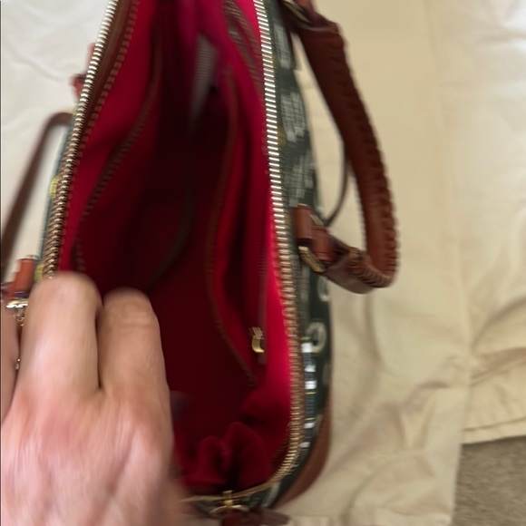 Dooney & Bourke Green Bay Packer Patterned Satchel - Picture 3 of 8